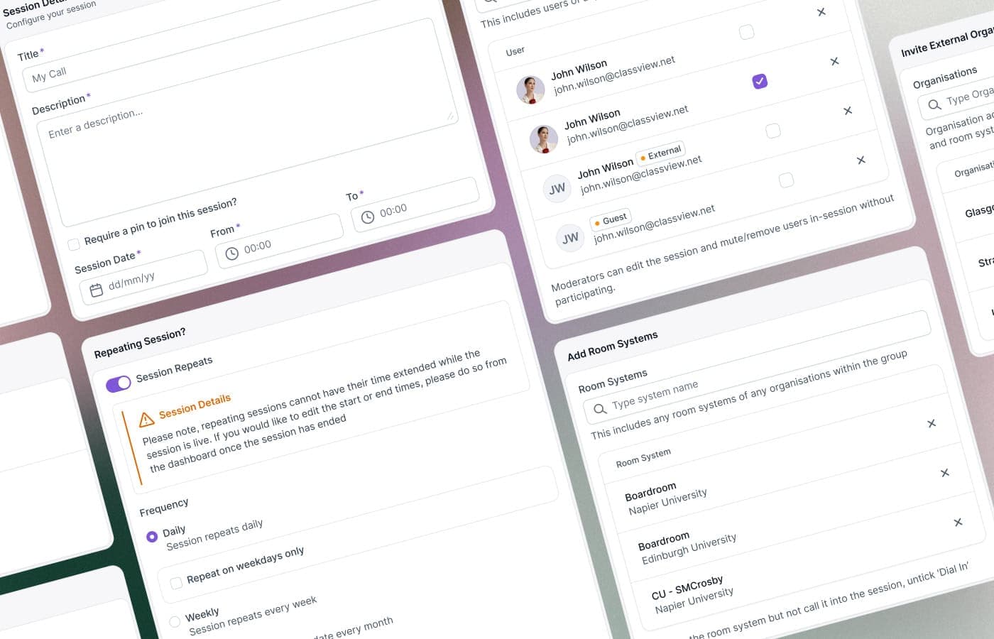 Web dashboard triage view