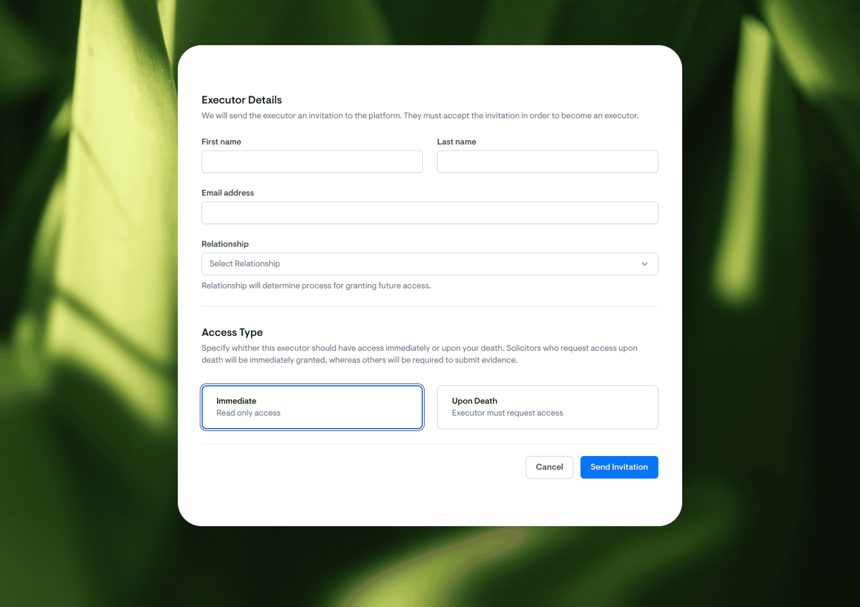 Audit log and decision trail